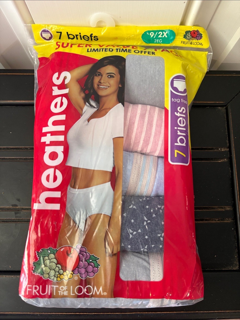 Fruit of the Loom Women's Heathers 5-Pack Briefs - Gray, Pink, Blue